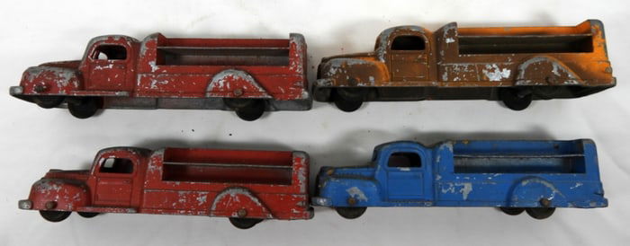 (4) TOOTSIE TOY DELIVERY TRUCKS