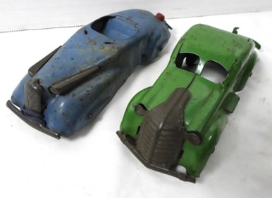 (2) VINTAGE PRESSED STEEL CARS