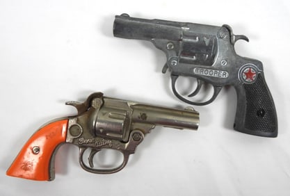 (2) TOY CAP GUNS - GENE AUTRY & TROOPER