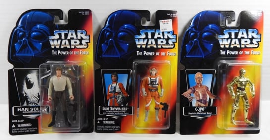 (3) 1995 KENNER STAR WAR FIGURES