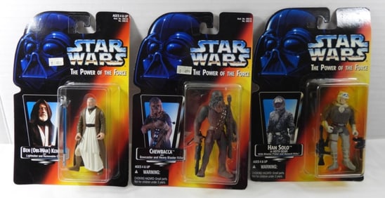 (3) 1995 KENNER STAR WAR FIGURES