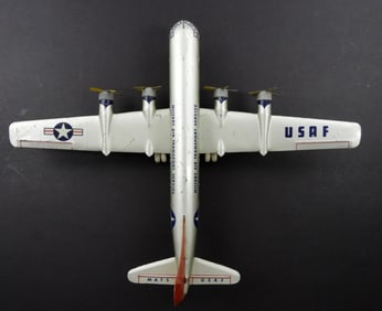 VINTAGE TIN MILITARY PLANE