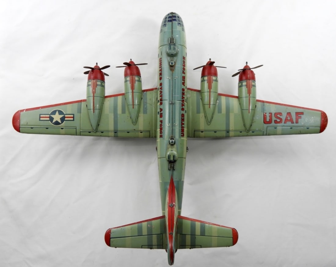 1950'S UNITED STATES AIR FORCE TIN PLANE (1 of 2)