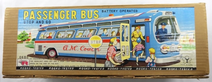 VINTAGE BATTERY G.M. COACH BUS