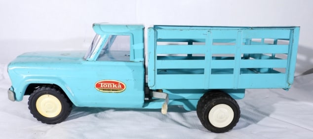 JEEP TEAL TONKA TRUCK WITH DUMP BED