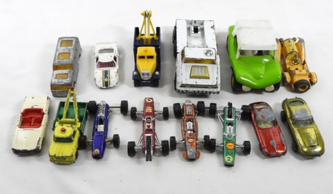 (14) MIXED TOY CARS / RACE / TONKA