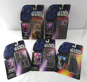 1996 STAR WARS FIGURES ACTION SET (5)