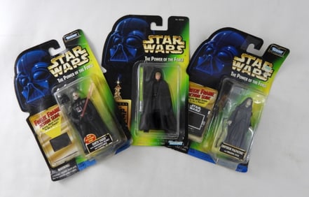 1997 STAR WARS FIGURES ACTION SET (3)
