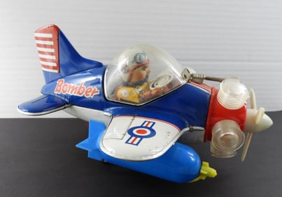 VINTAGE BOMBER PILOT AIRPLANE