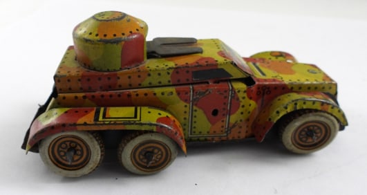 VINTAGE TOY TANKER WIND UP TOY