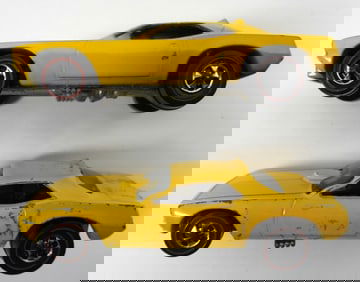 1969 YELLOW PLYMOUTH REDLINES HOT WHEELS