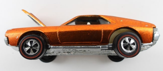 1968 HOT WHEELS CUSTOM A.M.X ORANGE