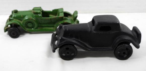 (2) IRON ART CARS