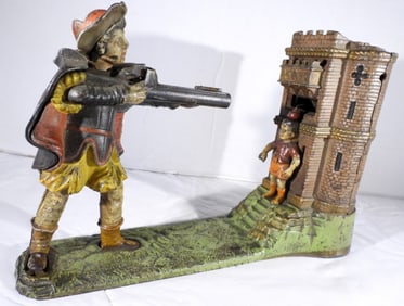 WILLIAM TELL MECHANICAL BANK - ANTIQUE