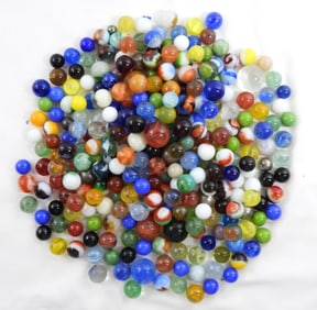3.38 LBS VINTAGE MARBLES