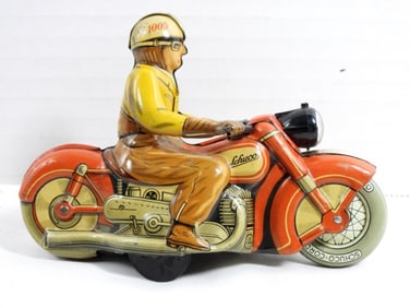 SCHUCO CARL 1005 WIND-UP MOTORCYCLE