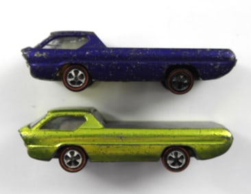 (2) 1969 REDLINE HOT WHEELS DEORA