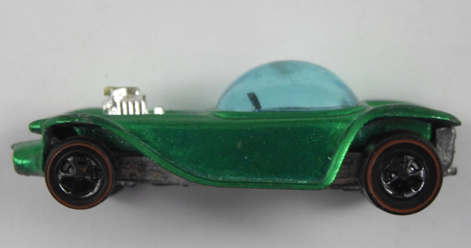 1967 REDLINE HOT WHEELS BEATNIK BANDIT: 1967 REDLINE HOT WHEELS GREEN BEATNIK BANDIT, MINIMAL WEAR ON FINISH