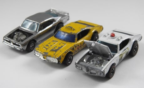 1969 REDLINE HOT WHEELS LOT (3)