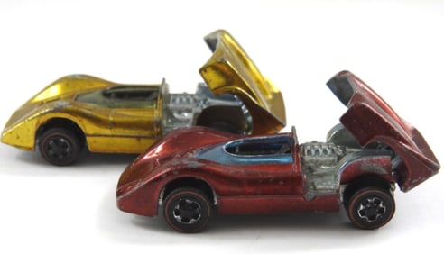 (2) 1968 REDLINE HOT WHEELS MCLAREN