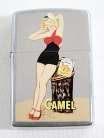 SEALED 1997 ZIPPO CAMEL PIN-UP GIRL