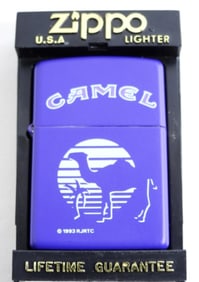 UNFRIED 1994 CAMEL SUN AND PALM TREE ZIPPPO