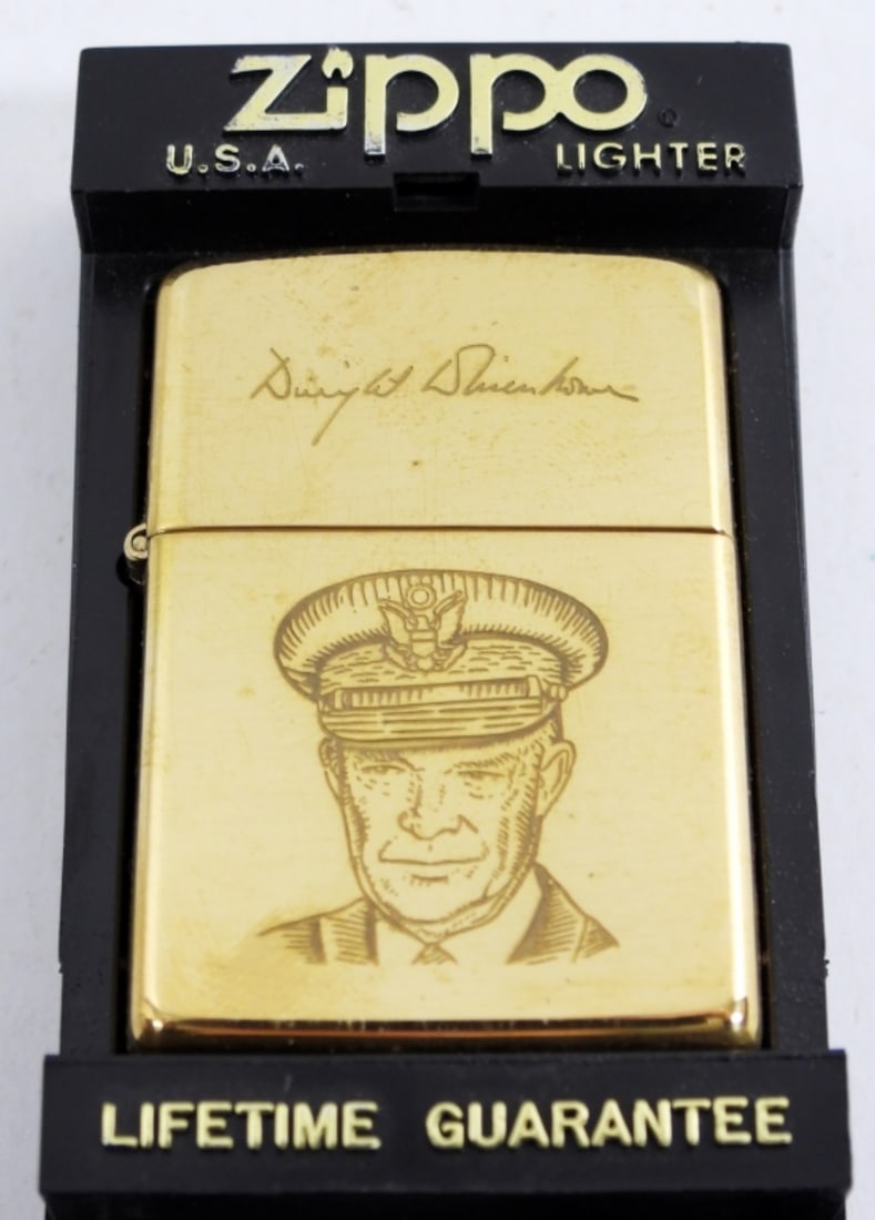 1994 ZIPPO UNFIRED D-DAY HEROE SERIES: D-DAY SERIES in CASE