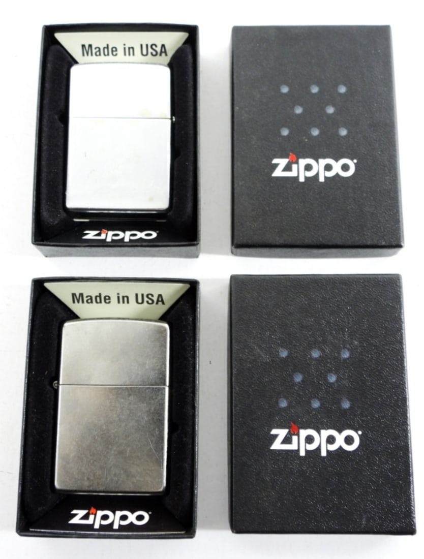 1972 ZIPPO BUTANE in BOX plus 2019 ZIPPO: UNUSED in BOX