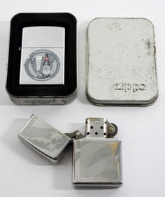 (2) ZIPPO COLLECTIBLE LIGHTERS