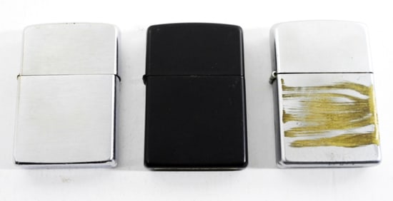 (3) ZIPPO CLASSIC LIGHTERS