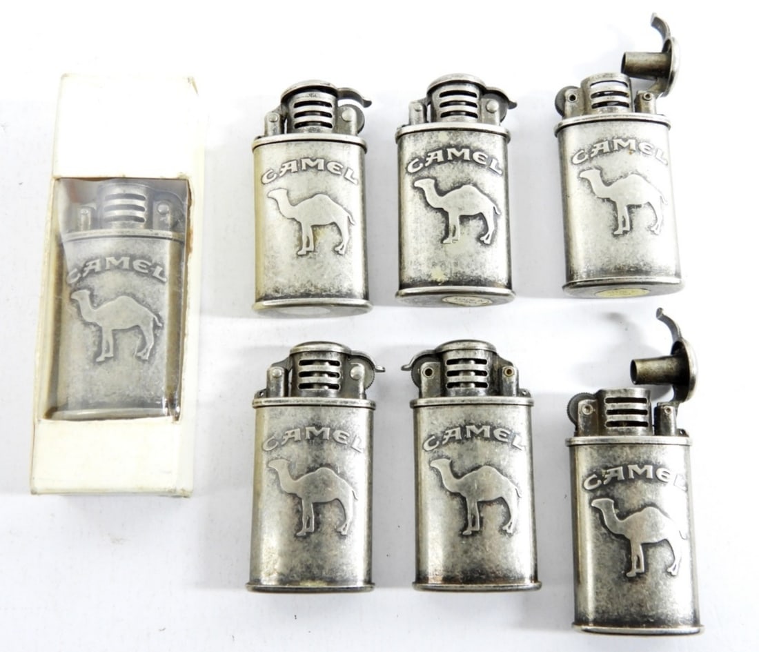 (7) "CAMEL" FLIP TOP LIGHTERS (1 of 3)