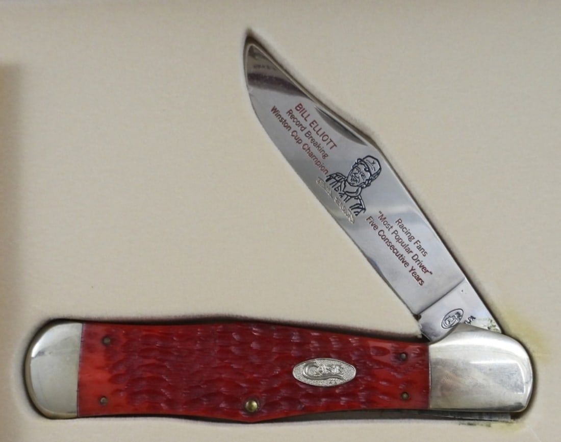 BILL ELLIOTT CASE COLLECTORS KNIFE (1 of 3)