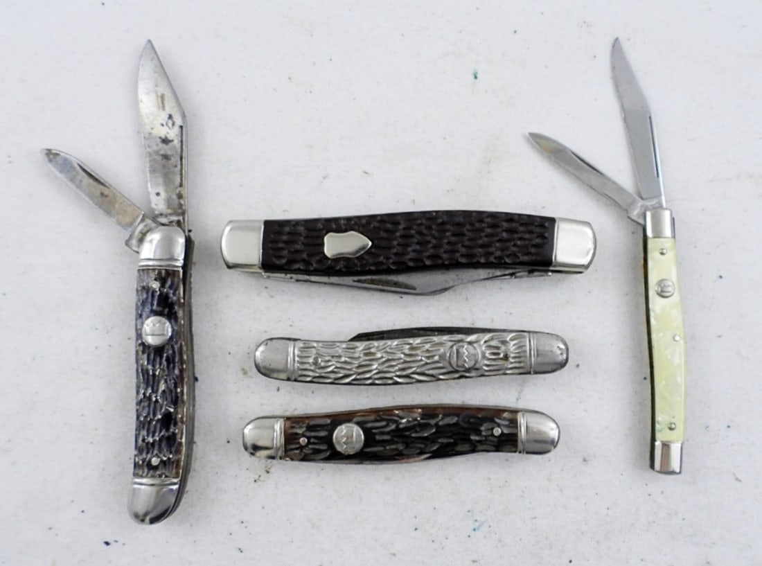 (5) IMPERIAL POCKET KNIVES LOT (1 of 2)