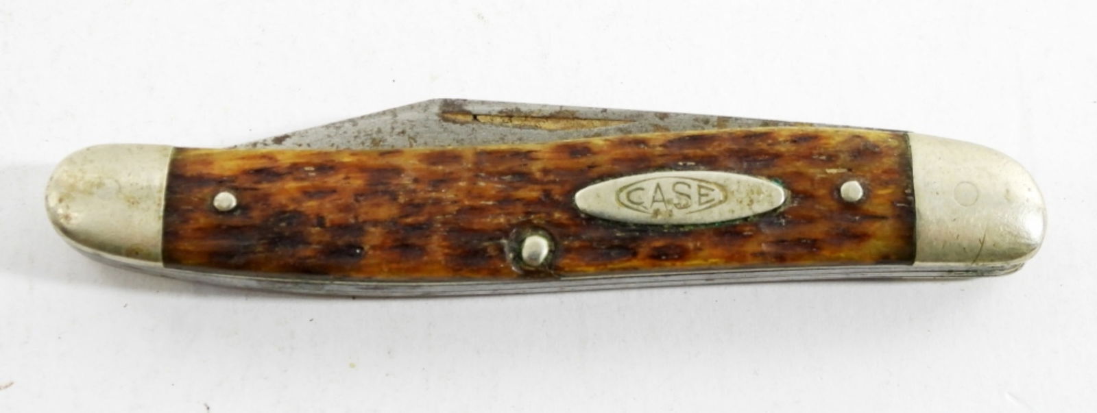 1920-1940 CASE TESTED XX TWO BLADE: VINTAGE PRE-OWNED KNIFE BROWN BONE