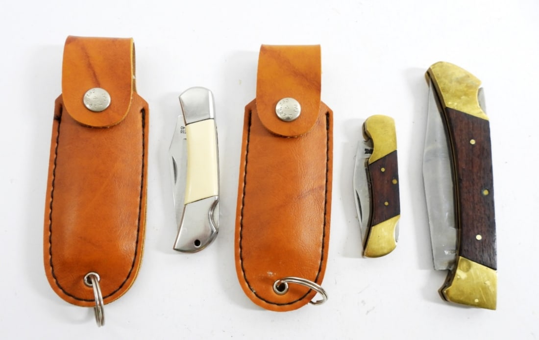 (3) LOCKBACK KNIFE LOT - TOM THUMB, (1 of 3)