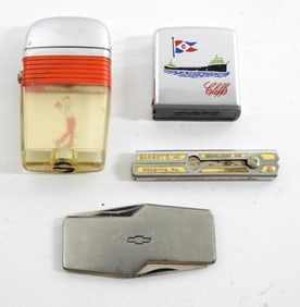 UNIQUE LOT - CLEAR VIEW GOLF LIGHTER,