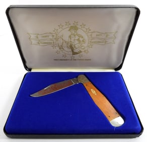 CASE 1989 GEORGE WASHINGTON KNIFE SET