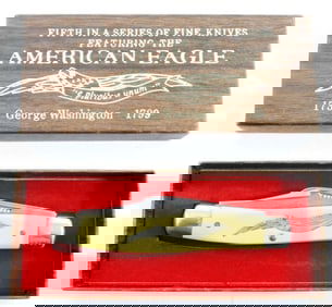 S.W CUT GEORGE WASHINGTON POCKET KNIFE