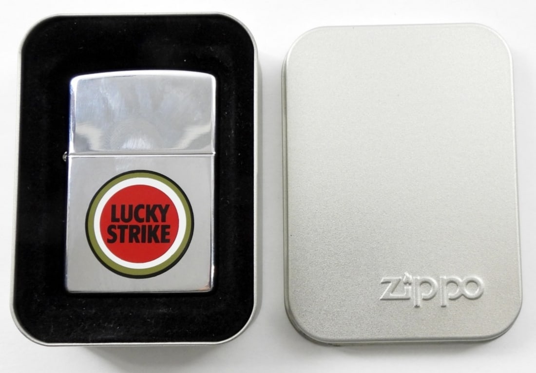 SEALED 1997 LUCKY STRIKE ZIPPO LIGHTER (1 of 4)