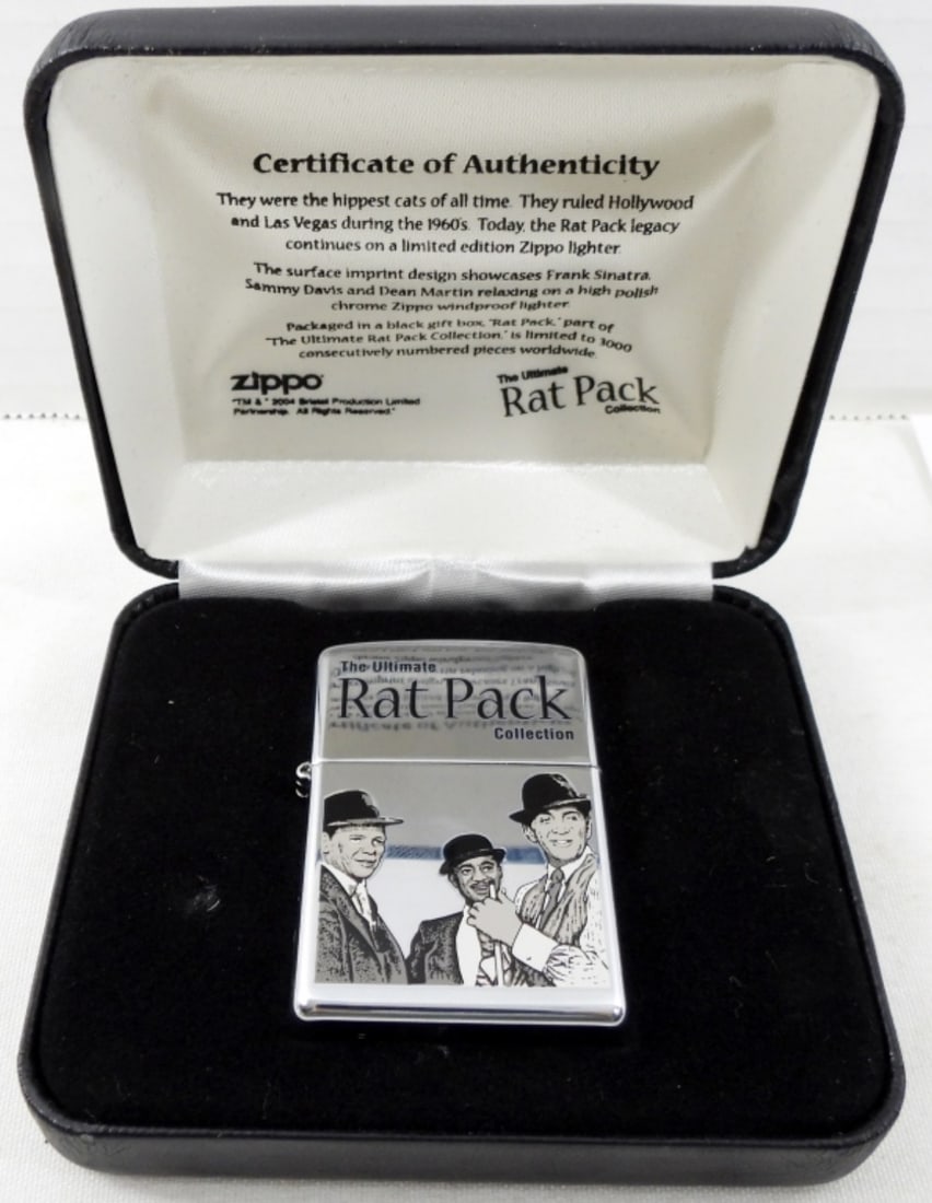 SEALED THE ULTIMATE RAT PACK ZIPPO LIGHTER (1 of 4)
