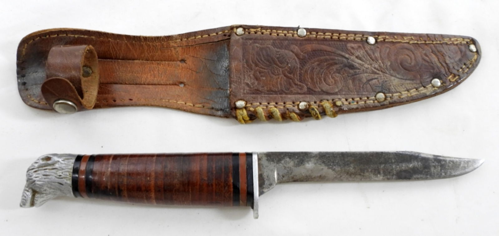 UNIQUE VTG SCHRADE-WALDEN FIXED KNIFE (1 of 5)