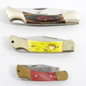 SMALL COLORFUL POCKET KNIVES (3)