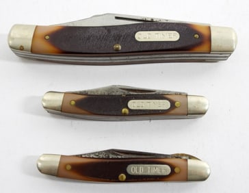 OLDTIMER POCKET KNIFE SET (3)