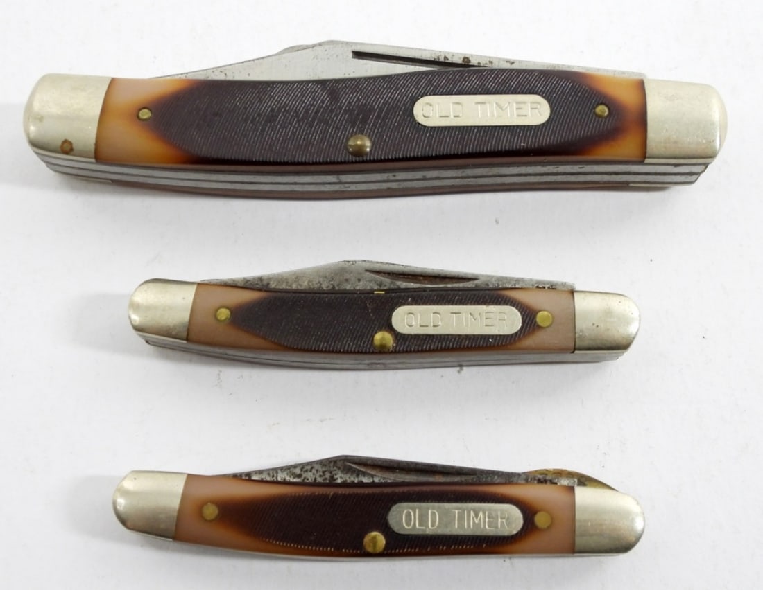 OLDTIMER POCKET KNIFE SET (3) (1 of 3)