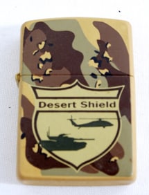 1994 CAMO DESERT SHIELD ZIPPO