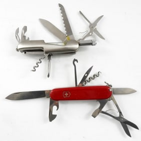 (2) MULTI-TOOL SWISS ARMY KNIFE LOT