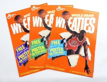 1989 WHEATIES MICHAEL JORDAN POSTER SET