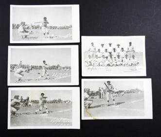 (5) VINTAGE 1927 BASEBALL PHOTO's