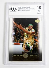 2003 UPPER DECK LEBRON JAMES #2 BCCG 10