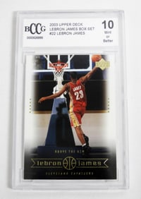 2003 UPPER DECK LEBRON JAMES #22 BCCG 10